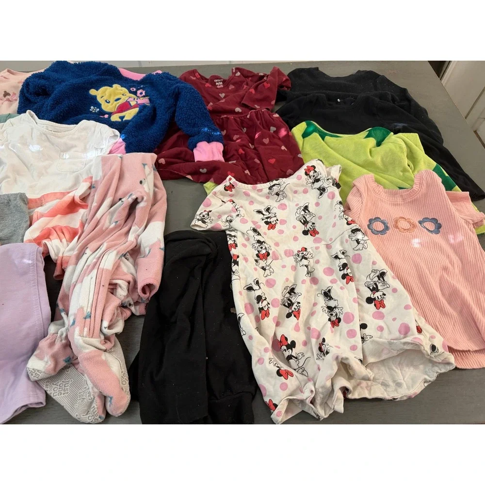 23 pc Toddler Girls Clothing Disney Carters Minnie Mouse  Pants Tops 3T